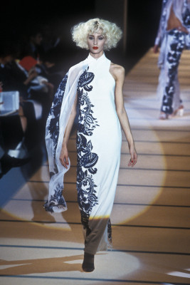 Olga Pantyushenkova for Gianfranco Ferre Milan ss 1996