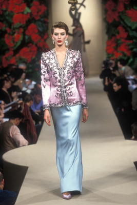 Olga Pantyushenkova for Yves Saint Laurent Paris couture spring 1998