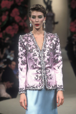 Olga Pantyushenkova for Yves Saint Laurent Paris couture spring 1998