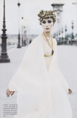 Olga Pantyushenkova ~ L&#039;Officiel Paris September 1993 by Hiromasa