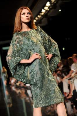 Olga Sherer for Elie Saab Haute Couture Fall Winter 2010