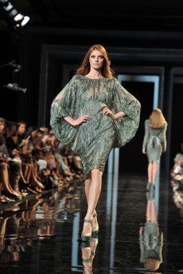 Olga Sherer for Elie Saab Haute Couture Fall Winter 2010