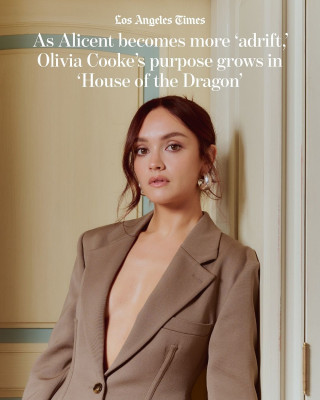Olivia Cooke by Evelyn Freja for Los Angeles Times (New York 05/31/2024)