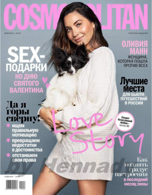 Olivia Munn – Cosmopolitan Magazine Russia No2 February 2019