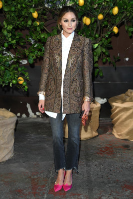 Olivia Palermo - Etro fashion show, Milan Women's Fashion Week