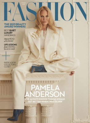 Pamela Anderson for Fashion Magazine October 2023