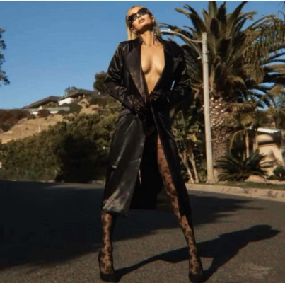 PARIS HILTON at a Photoshoot at Her Home in Beverly Hills 03/26/2020