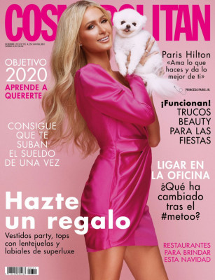 PARIS HILTON in Cosmopolitan Magazine, Spain December 2019