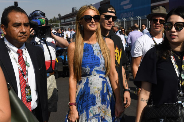 Paris Hilton at the FormulaE Event in Mexico, April 2017