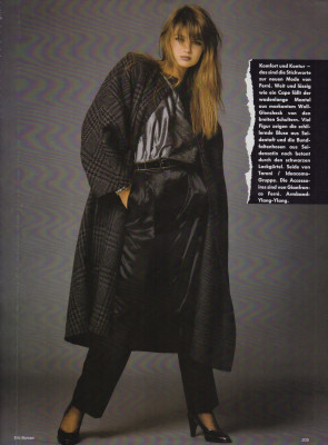 Paulina Porizkova ~ VOGUE Germany August 1983 by Eric Boman