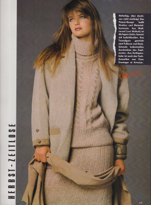 Paulina Porizkova ~ VOGUE Germany August 1983 by Eric Boman