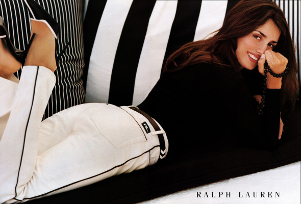 Penelope Cruz by Herb Ritts for Ralph Lauren SS 2001