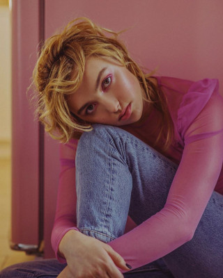 PEYTON ROI LIST at a Photoshoot, July 2020