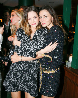 Phoebe Tonkin-Chanel and Charles Finch Pre-Oscar Awards
