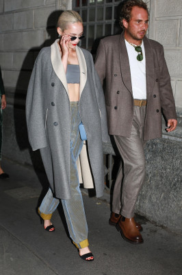 Pom Klementieff-Giorgio Armani Fashion Show in Milan