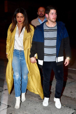 Priyanka Chopra and Nick Jonas – Craig’s Restaurant in West Hollywood 01/23/2019