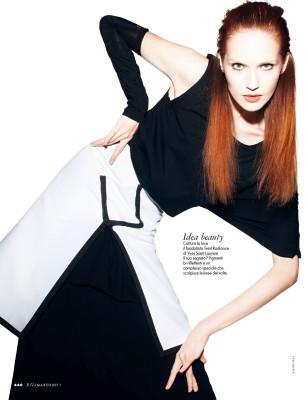 Rachel Clark ~ Elle Italia March 2011 by Alexei Hay