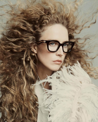 Raquel Zimmermann ~ Roberto Cavalli S/S 2024 by Robin Galiegue