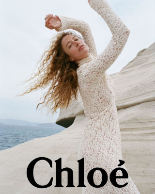 Raquel Zimmermann ~ Chloé F/W 2023 Campaign by Zoë Ghertner 