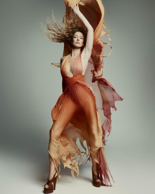 Raquel Zimmermann ~ Roberto Cavalli S/S 2024 by Robin Galiegue