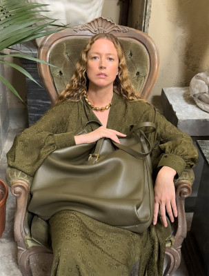 Raquel Zimmermann for Ferragamo in Florence by Juergen Teller