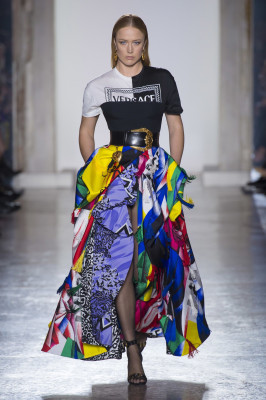 Raquel Zimmermann - Versace Fall/Winter 2018 Fashion Show in Milan