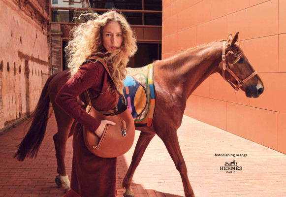 Raquel Zimmermann for Hermes