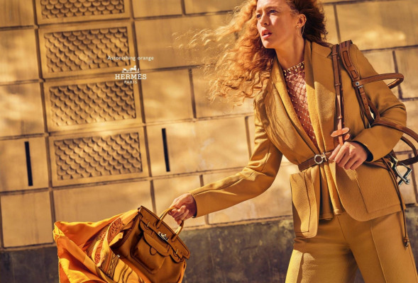 Raquel Zimmermann for Hermes