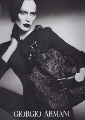 Raquel Zimmermann ~ Giorgio Armani Fall/Winter 2009.10 by Mert Alas, Marcus Pigg