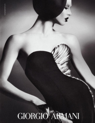 Raquel Zimmermann ~ Giorgio Armani Fall/Winter 2009.10 by Mert Alas, Marcus Pigg