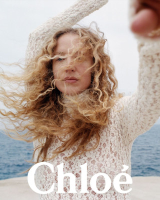 Raquel Zimmermann ~ Chloé F/W 2023 Campaign by Zoë Ghertner 