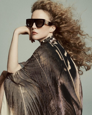 Raquel Zimmermann ~ Roberto Cavalli S/S 2024 by Robin Galiegue
