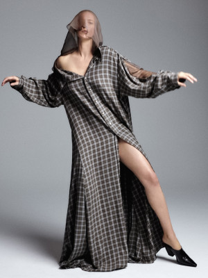 Raquel Zimmermann for Vogue Brasil August 2024 by Chris Colls