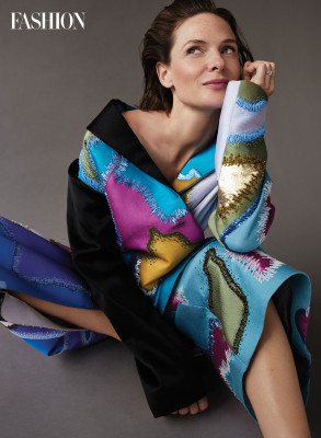 Rebecca Ferguson by Royal Gilbert for Fashion Magazine (October 2021)