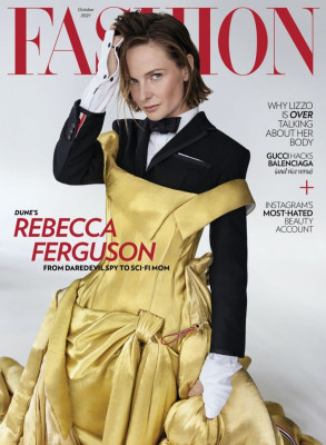 Rebecca Ferguson by Royal Gilbert for Fashion Magazine (October 2021)
