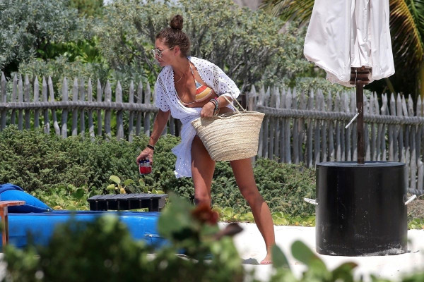 Rebecca Gayheart in Bikini on Vacation in Mexico 03/20/2018