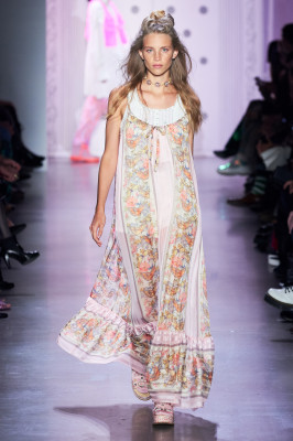 Rebecca Longendyke - Anna Sui Spring/Summer 2020 Fashion Show in New York