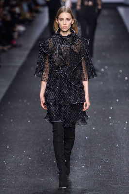 Rebecca Longendyke - Alberta Ferretti  Autumn/Winter 2019 Fashion Show in Milan