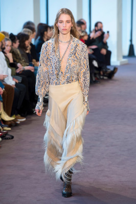 Rebecca Longendyke - Chloe Autumn/Winter 2019 Fashion Show in Paris
