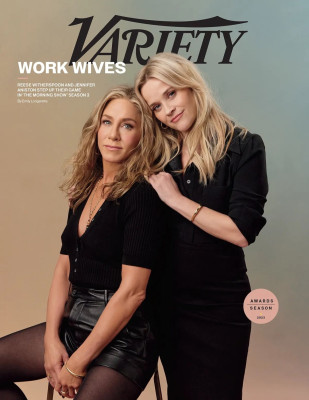 Reese Witherspoon and Jennifer Aniston for Variety, December 2023