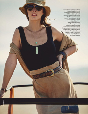 REGITZE CHRISTENSEN in Elle Magazine, Italy July 2020