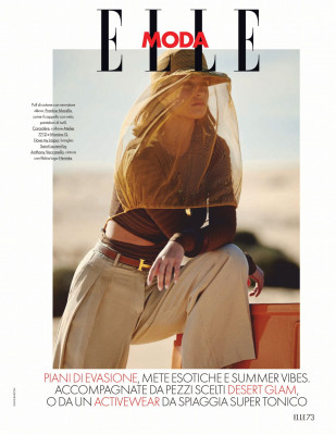 REGITZE CHRISTENSEN in Elle Magazine, Italy July 2020