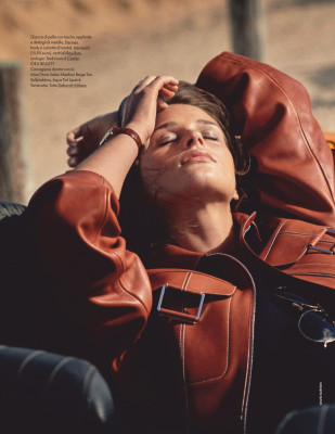 REGITZE CHRISTENSEN in Elle Magazine, Italy July 2020