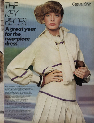 Rene Russo ~ US Vogue August 1974 by Francesco Scavullo