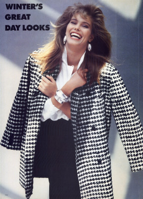 Rene Simonsen ~ VOGUE U.K. October 1986 by Eddie Kholi and David Bailey
