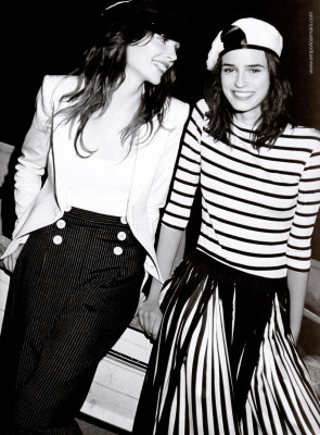 Renee Lacombe &amp;amp; Susan Eldridge for Emporio Armani 2002