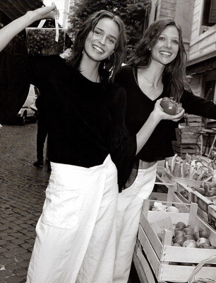 Renee Lacombe by EMPORIO ARMANI advertisement for ELLE Sweden February 2002