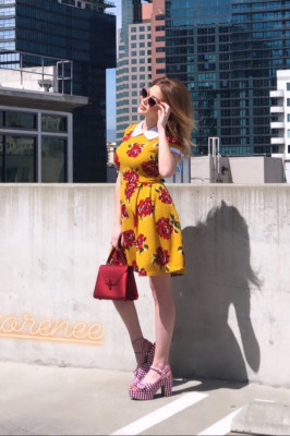 Renee Olstead – Photoshoot for Unique Vintage Clothing April 2019