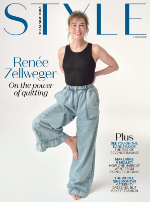 Renee Zellweger for The Sunday Times Style August 2022