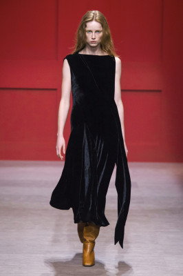 Rianne Van Rompaey Salvatore Ferragamo Autumn/Winter 2018 Fashion Show in Milan